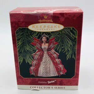Hallmark Keepsake Ornament Holiday Barbie Collectors Series 1997